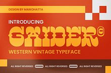 Gaider - Western Vintage Typeface