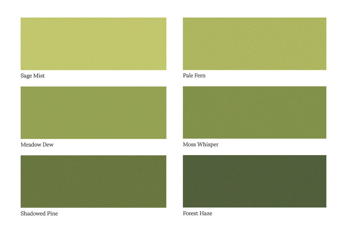 6 Green Harmony Grain Backgrounds, a Texture Graphic by CREATIVE WORKS. (Photo 5 of 5)