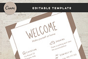 Welcome sign for Airbnb hosts, a Poster Template by Design House (Thumbnail 13 of 15)