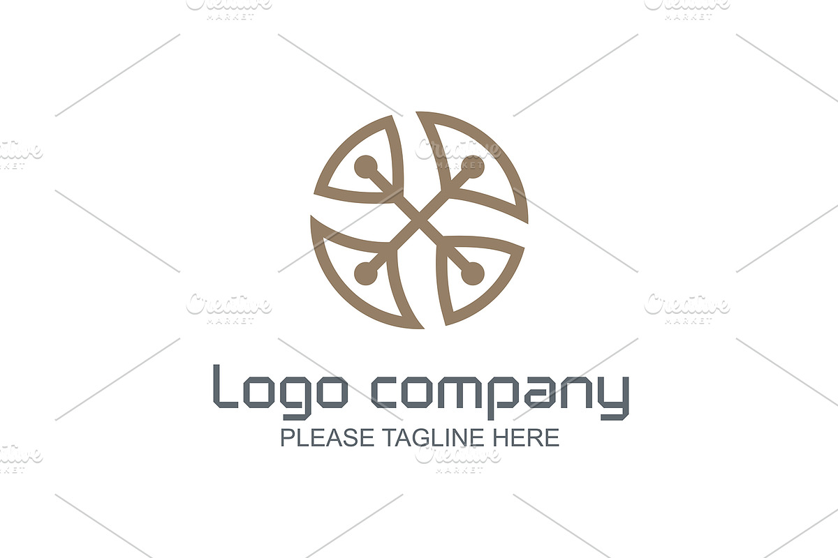 20 Logo Connecting Templates Bundle, a Branding & Logo Template by Friendesigns (Photo 20 of 21)