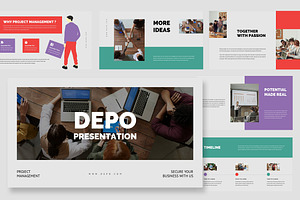 Depo : Management Powerpoint, a Presentation Template by Punkl Camp