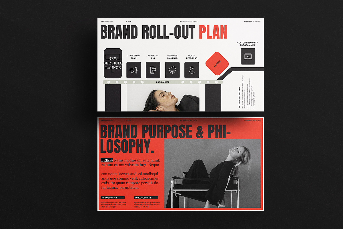 HUGE | Brand Proposal Template, a Presentation Template by ArtisanaAura (Photo 7 of 11)