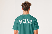 T-Shirt Mockup PSD Front & Back View, a Shirt Mockup by Pixel Foundry (Thumbnail 10 of 11)