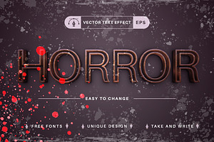 Grunge Rust - Editable Text Effect,