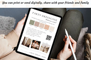 Guest dresscoode, mood board card, a Card Template by EvaTemplates (Thumbnail 4 of 7)