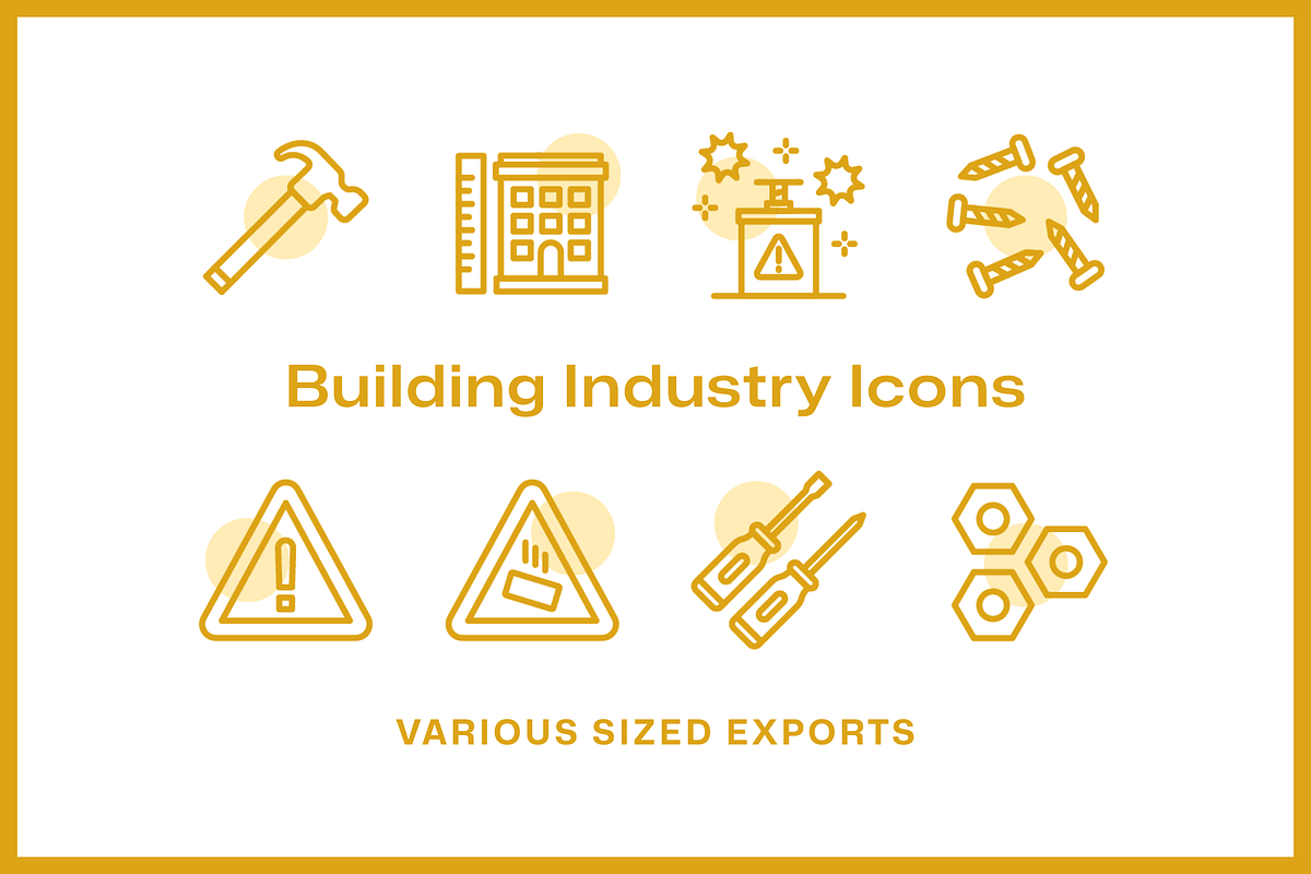 54 Building Industry Icons, an Icon by Furnace (Photo 4 of 5)