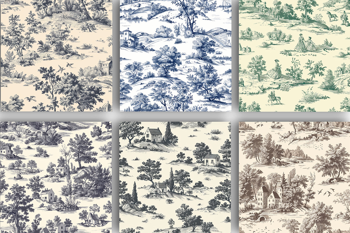 Classic Vintage Seamless Pattern, a Pattern Graphic by DreamCafeArt (Photo 3 of 5)