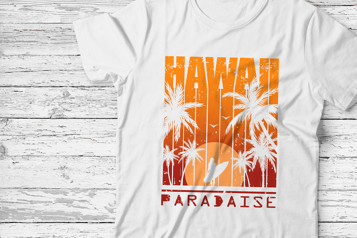 Hawaii.Print For T-shirt, an Animal Illustration by Vector Market (Photo 2 of 3)