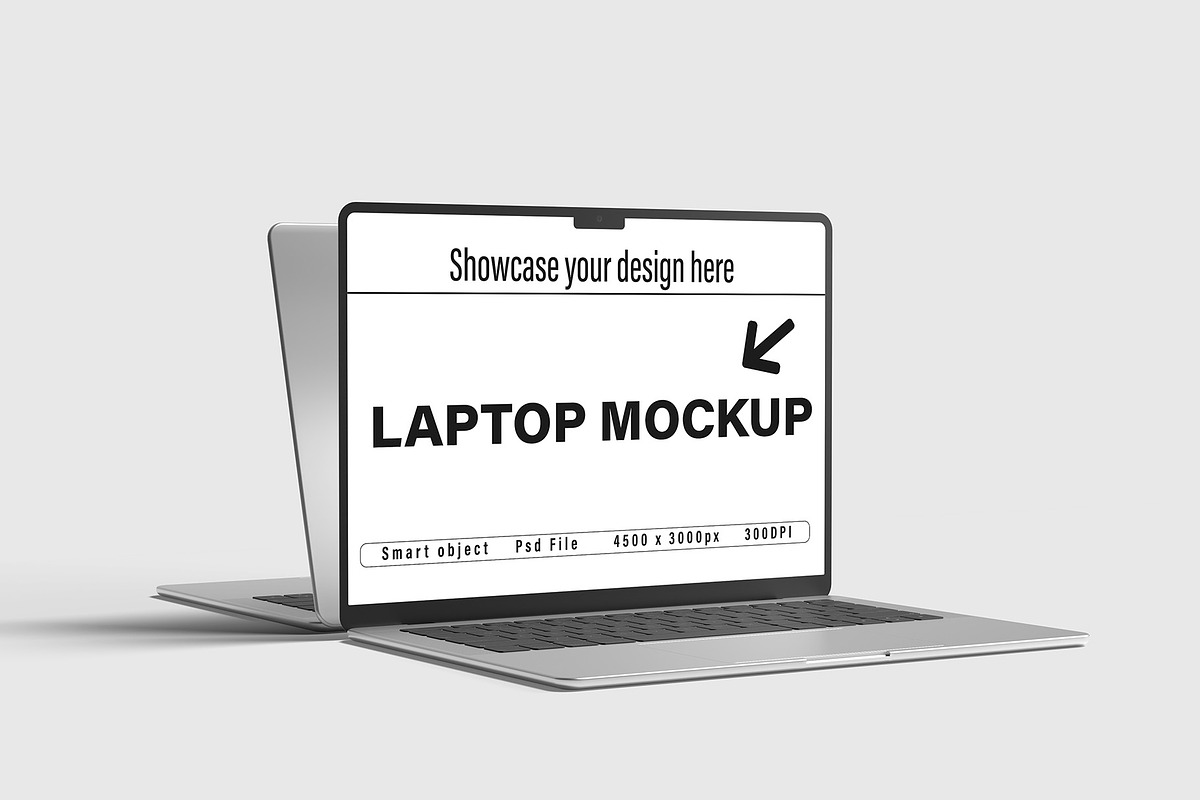 Isometric laptop mockup, a Mac Mockup by Graphicbars (Photo 12 of 20)