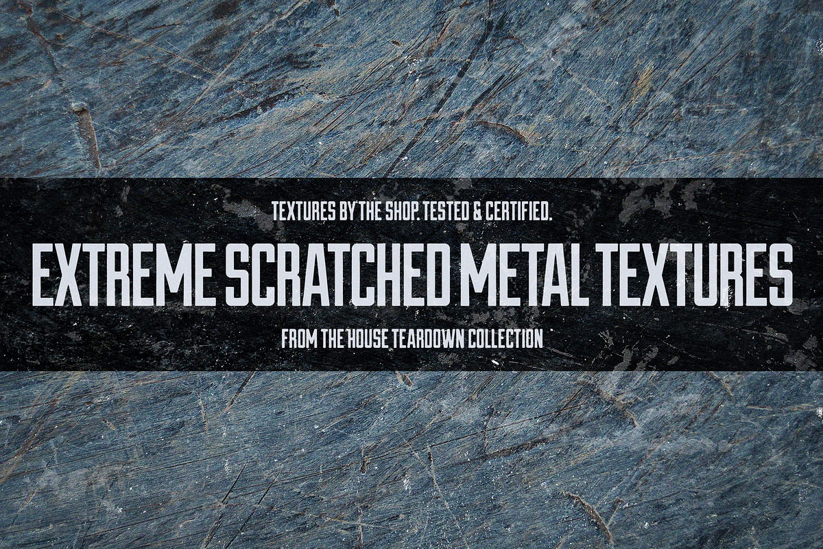 Extreme scratched metal textures, a Texture Graphic by The Shop (Photo 1 of 21)