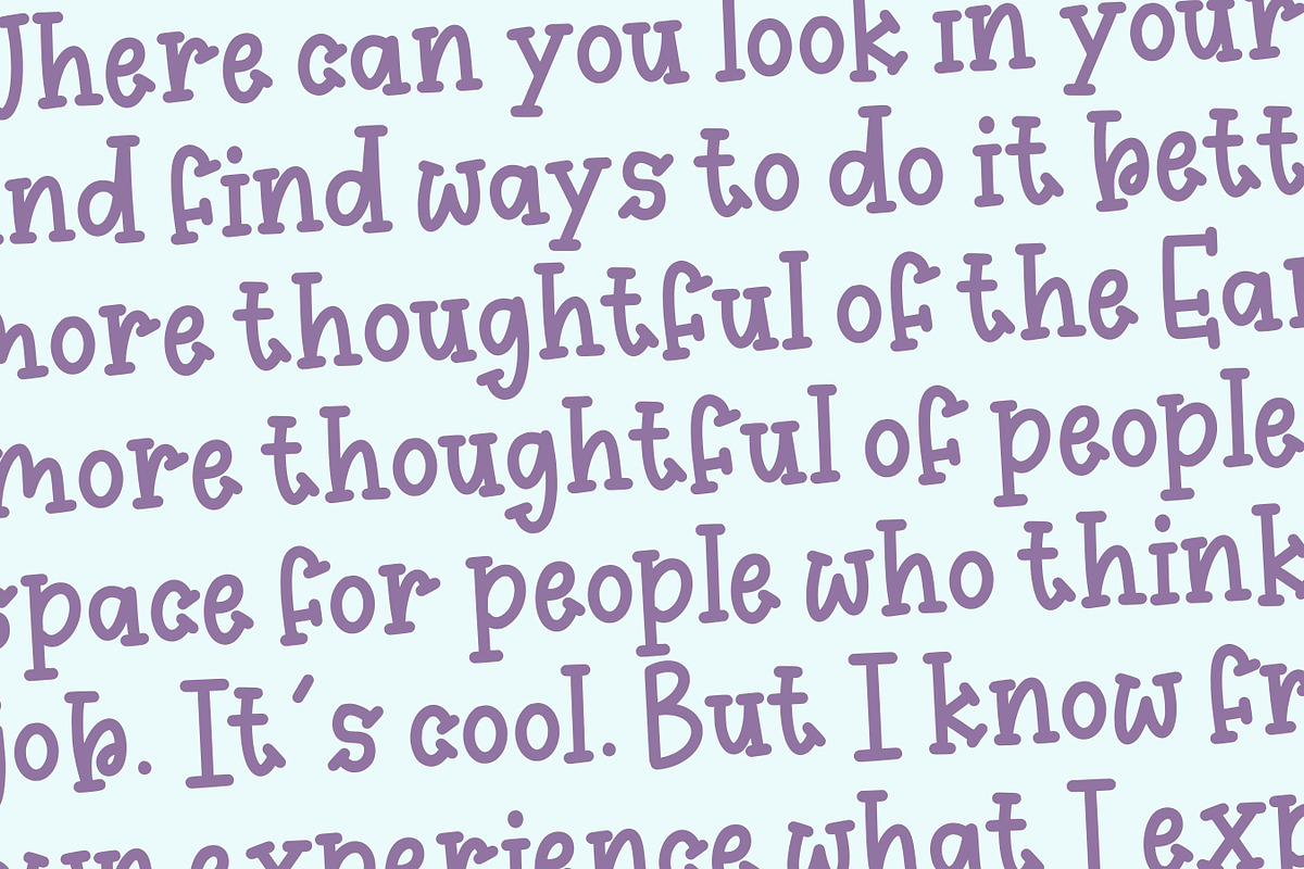 Kidsfun - Cute Slab Serif Font, a Slab Serif Font by Balpirick Studio (Photo 6 of 7)