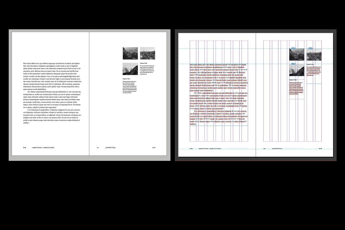 Book Template for Adobe Indesign 5"x8" preview 3