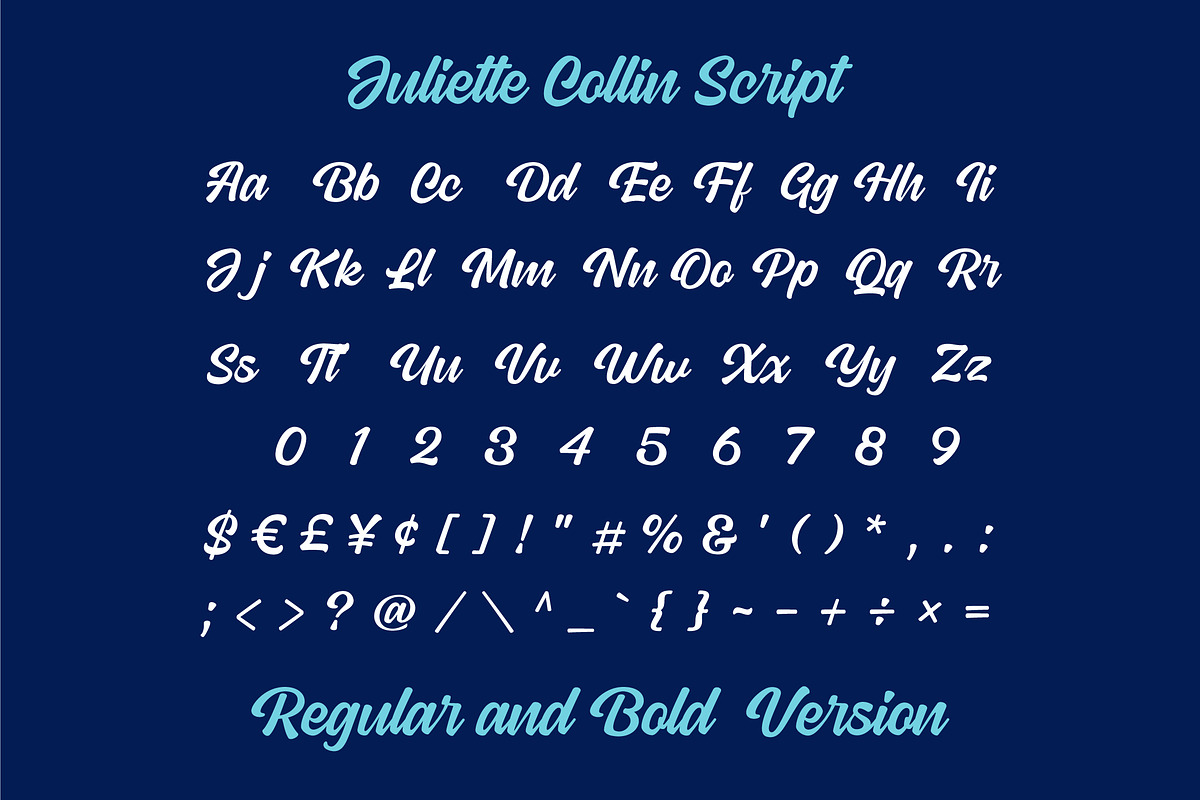 Juliette Collin - Vintage Font Famil, a Script Font by Grezline Studio (Photo 10 of 13)