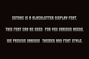 Getohc - Artdeco Font, a Blackletter Font by Iqsiart Studio (Thumbnail 3 of 6)