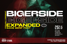Bigerside Modern Expanded Sans Serif