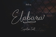 Elabama - Signature Font, a Script Font by Mojibam (Thumbnail 1 of 5)