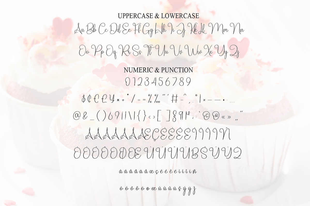 Cupcake | Script Font, a Handwritten Font by Scratchones (Photo 7 of 9)