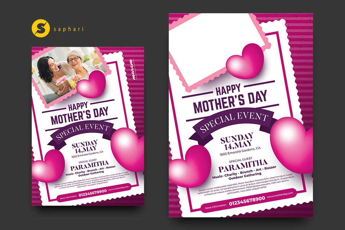 Mother's Day, a Flyer Template by Saphari (Photo 2 of 3)