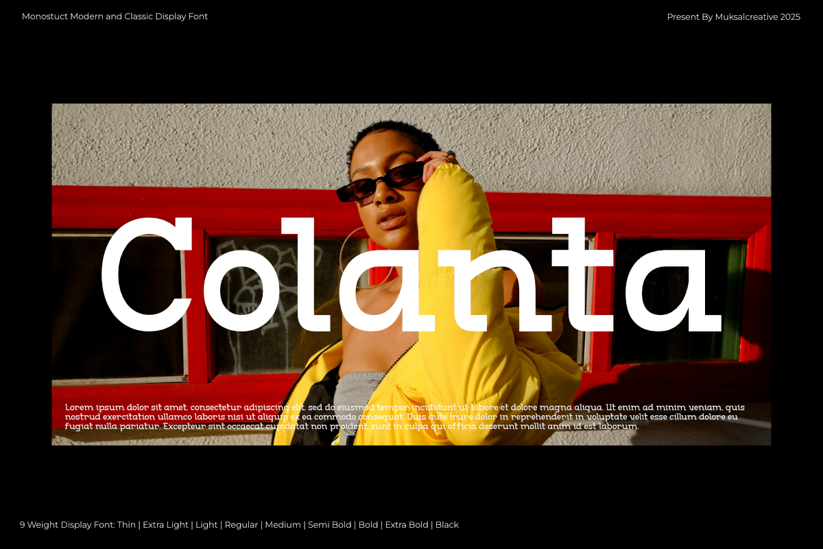 Monostruct, a Slab Serif Font by Muksal Creative (Photo 4 of 10)