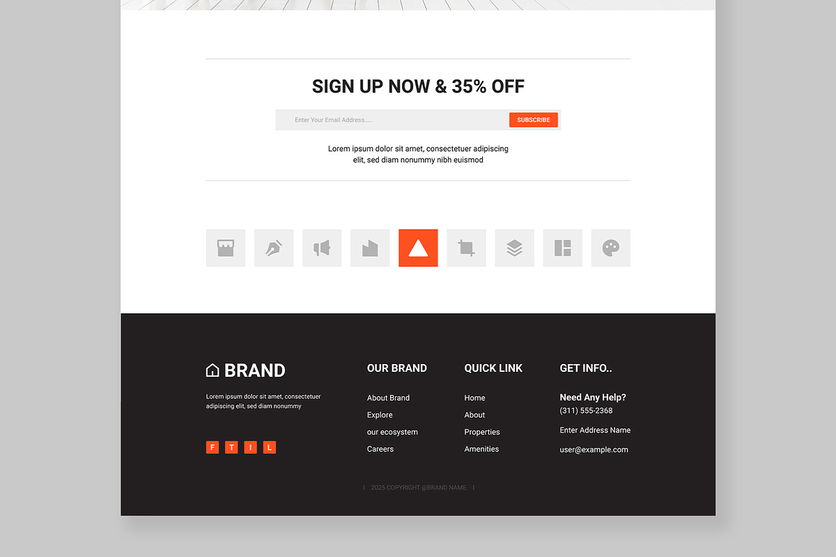 E commerce Website Landing Page, a Landing Page Template by MightyDesign (Photo 5 of 8)