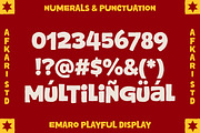 Emaro - Playful Display Font, a Handwritten Font by Afkari Studio (Thumbnail 11 of 11)