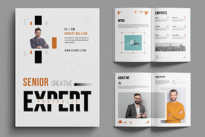 Portfolio Layout Template, a Magazine Template by MightyDesign