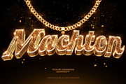 Bling Bling Gold Text Effects Vol 03, a Layer Style Add-On by Hyperpix Productions (Thumbnail 13 of 19)
