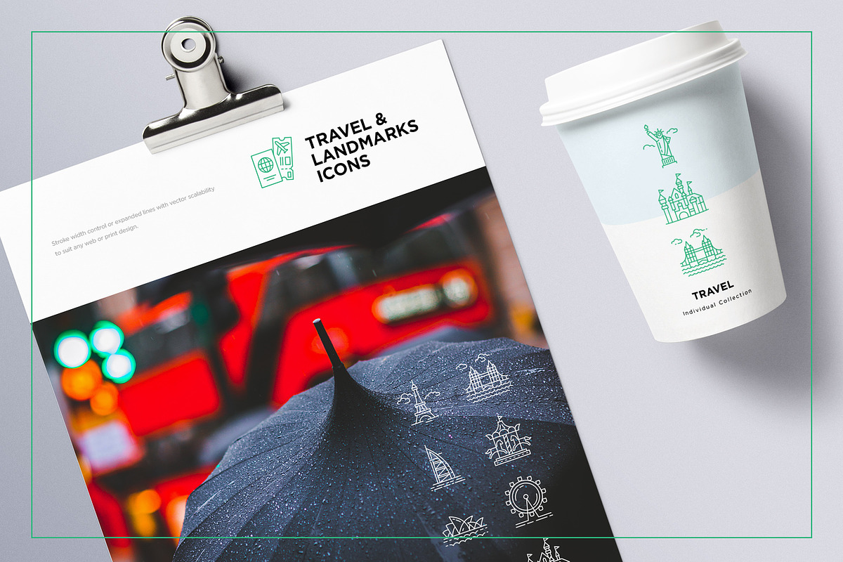 Travel Line Icon Set, an Outline Icon by iStar Design (Photo 8 of 8)