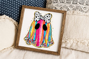 Colorful Coquette Glitter Ghost Png, an Illustration by Libby Wishes (Thumbnail 6 of 6)