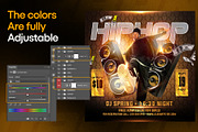 Hip-Hop Party Flyer Template, a Flyer Template by Raytas Studio (Thumbnail 3 of 5)