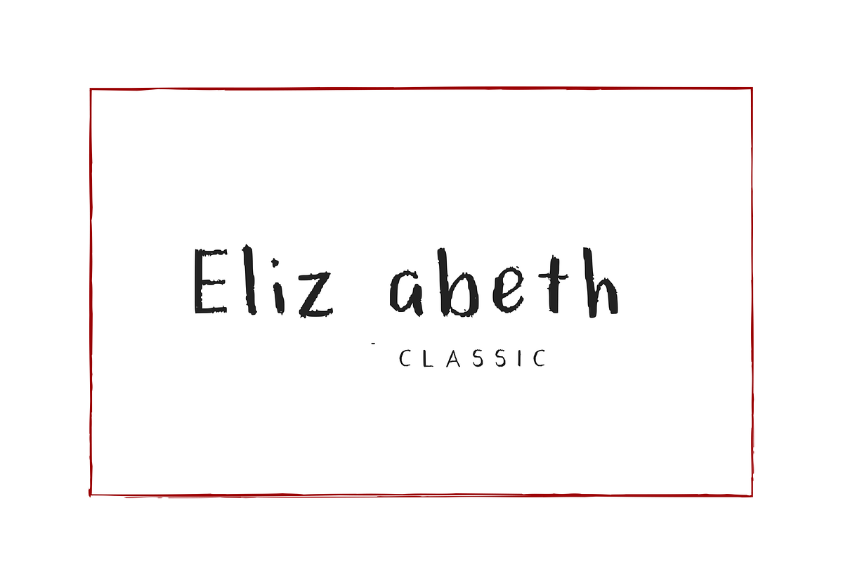 Elizabeth Classic, a Sans Serif Font by ElizabethJournals (Photo 1 of 2)
