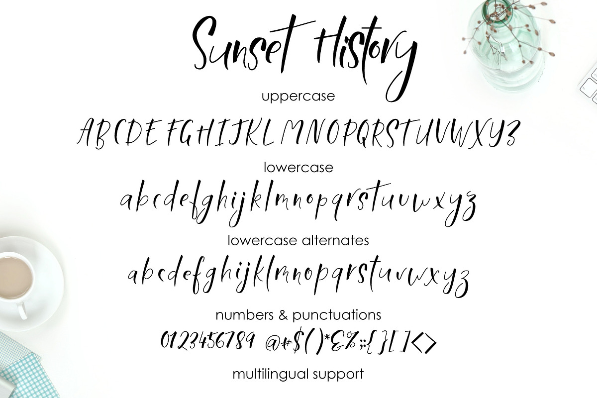 Sunset History-freestyle font, a Script Font by Astarte_design (Photo 4 of 12)