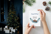 Cold winter.Watercolor Christmas Set, a Seasonal Illustration by Ooh Lily (Thumbnail 16 of 20)