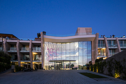 Hotel containing architecture, architectural photography, and photos