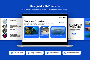 Luxury & Adventure Travel Keynote, a Presentation Template by twinstd