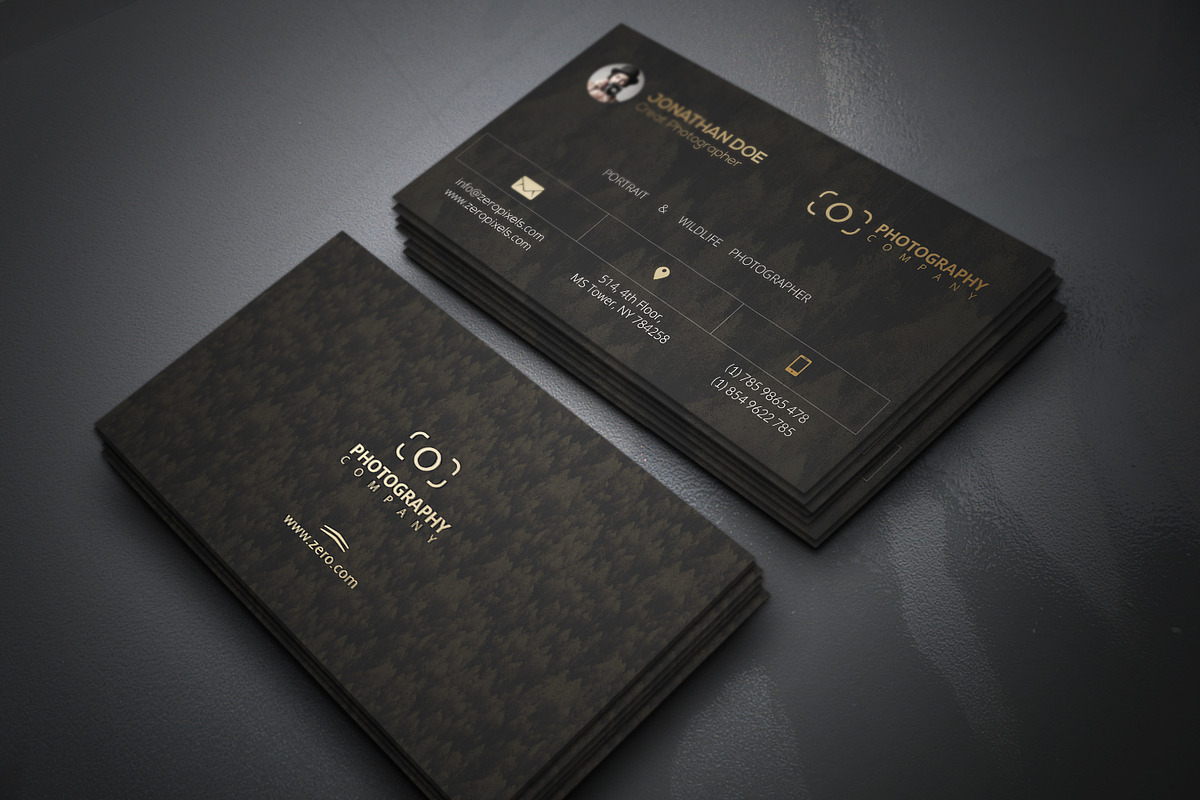 Forest Business Cards, a Business Card Template by Genereux Art (Photo 2 of 2)