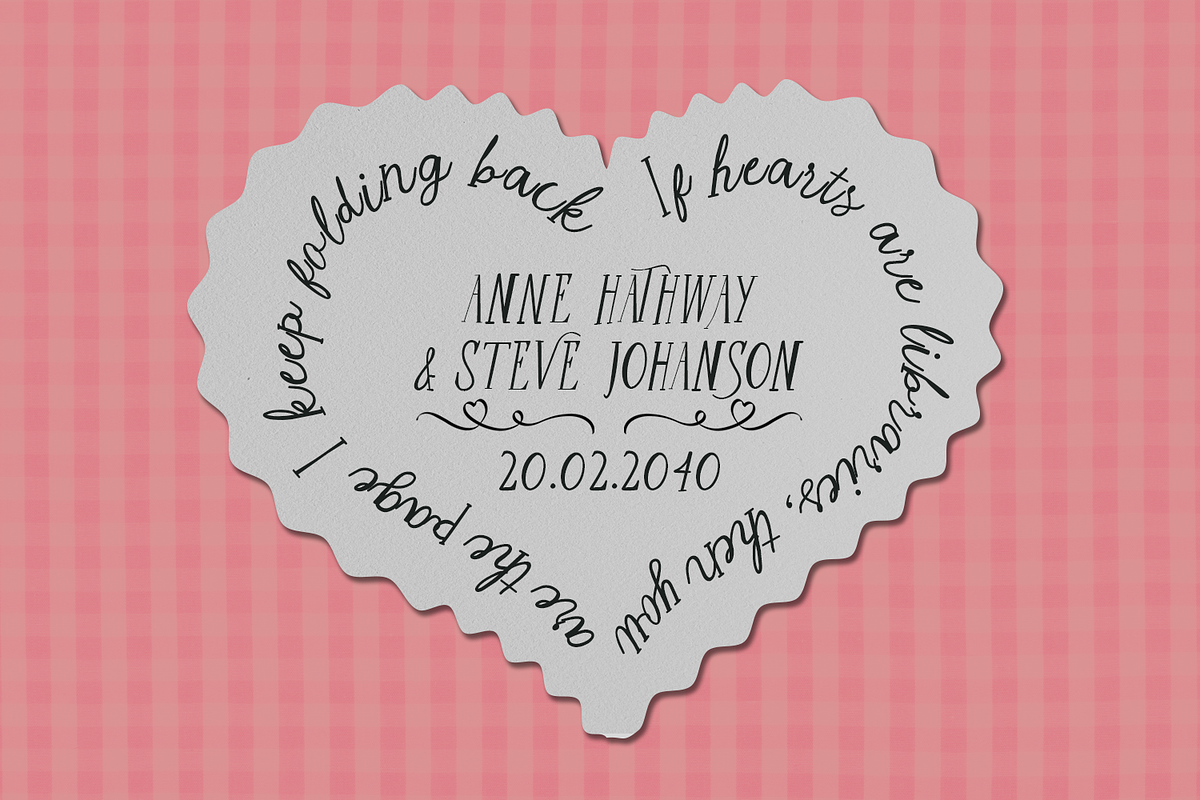 The Kind Hearts - Handwritten Font, a Handwritten Font by Typetemp Studio (Photo 9 of 15)
