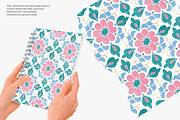 Retro floral tile seamless pattern, a Pattern Graphic by Pink Studio Art (Thumbnail 2 of 4)