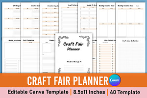 Craft Fair Planner Canva Interior