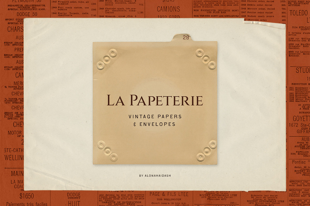 La Papeterie - Papers & Envelopes, a Texture Graphic by alonahaidash (Photo 1 of 18)