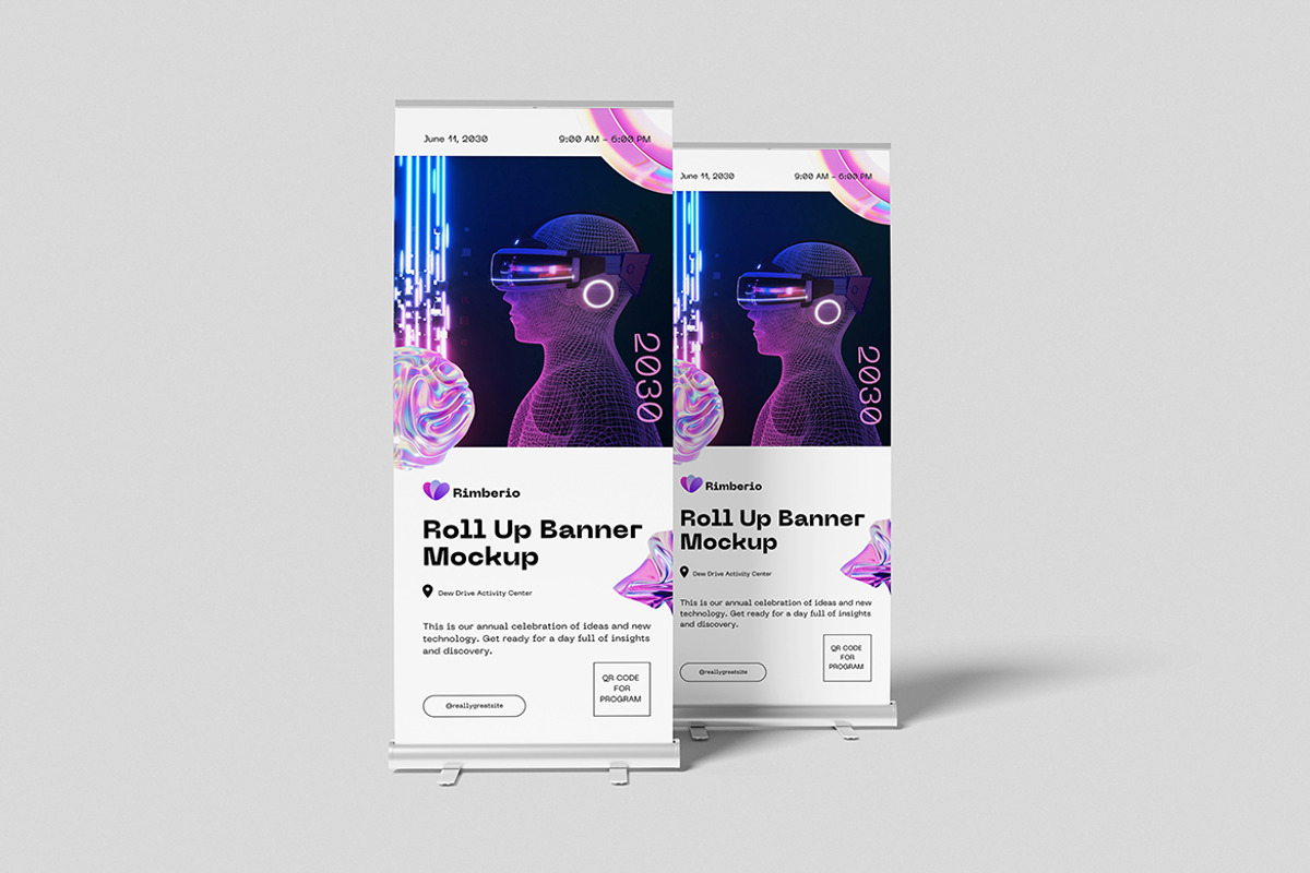 Roll Up Banner Mockup, an Advertising Mockup by swsi-studio (Photo 4 of 5)