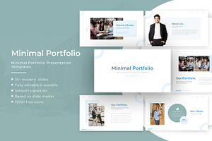 Minimal Portfolio Presentation Slide