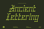 CS Bastille Drawn, a Blackletter Font by Craft Supply Co. (Thumbnail 4 of 8)