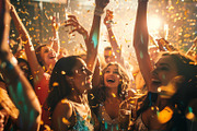 115 Dancing at a party, a Person Photo by Handmadefont (Thumbnail 111 of 118)