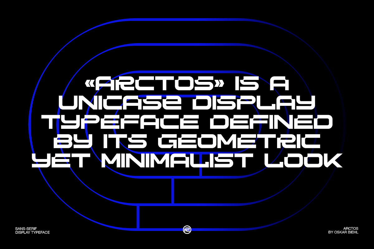 ARCTOS - Display Font, a Sans Serif Font by Oskar Biehl (Photo 3 of 11)