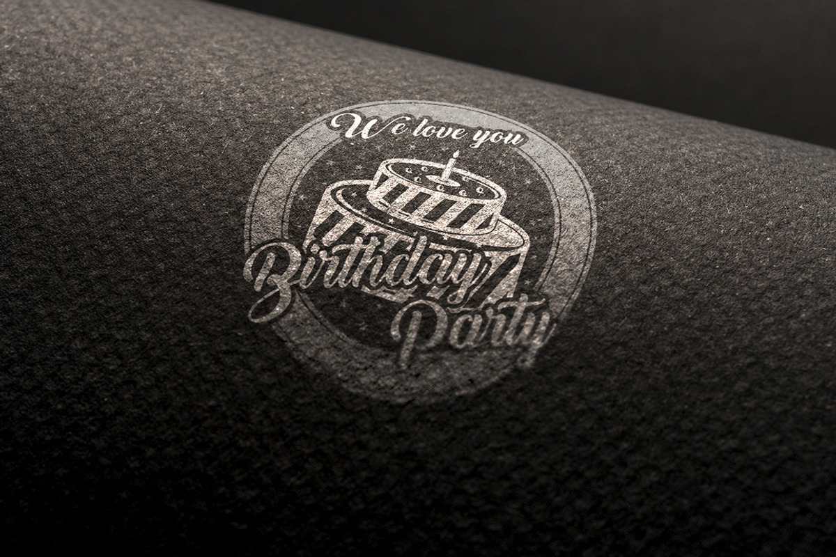 Birhday logo kit, a Branding & Logo Template by Alfazet Chronicles (Photo 3 of 13)