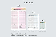 Finanzplaner German PDF JPG A4 A3 A6, a Stationery Template by EdeniaArtStudio (Thumbnail 3 of 6)
