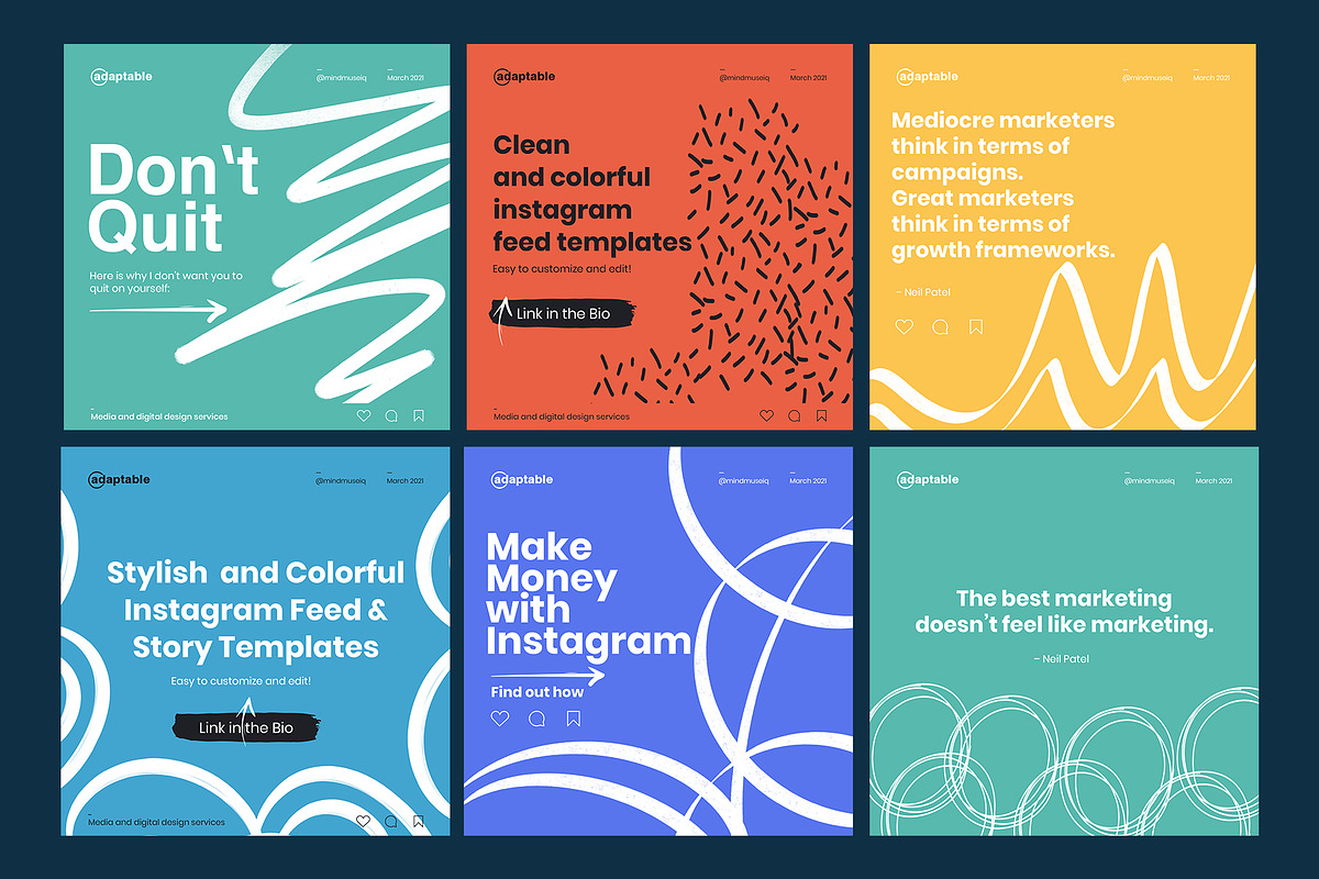Adaptable- Social media Pack, a Social Media Template by MindMuse (Photo 16 of 22)