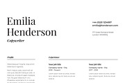 Resume CV Template, a Resume Template by UX-group (Thumbnail 3 of 4)