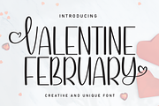 Valentine February | Script Font, a Script Font by Scratchones (Thumbnail 1 of 9)